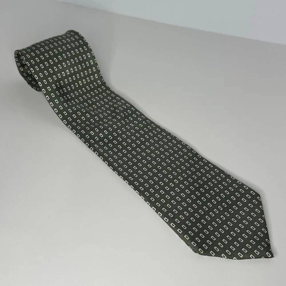 Tommy Hilfiger Green Silk Neck Tie